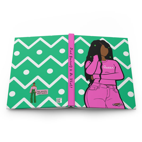 Find Yourself Journal - Pink & Green