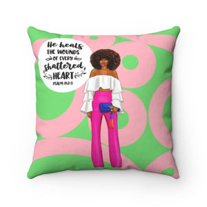 He Heals All Wounds Pillow