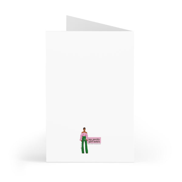 Christmas Greeting Cards: Coco by the Fireplace - Brown