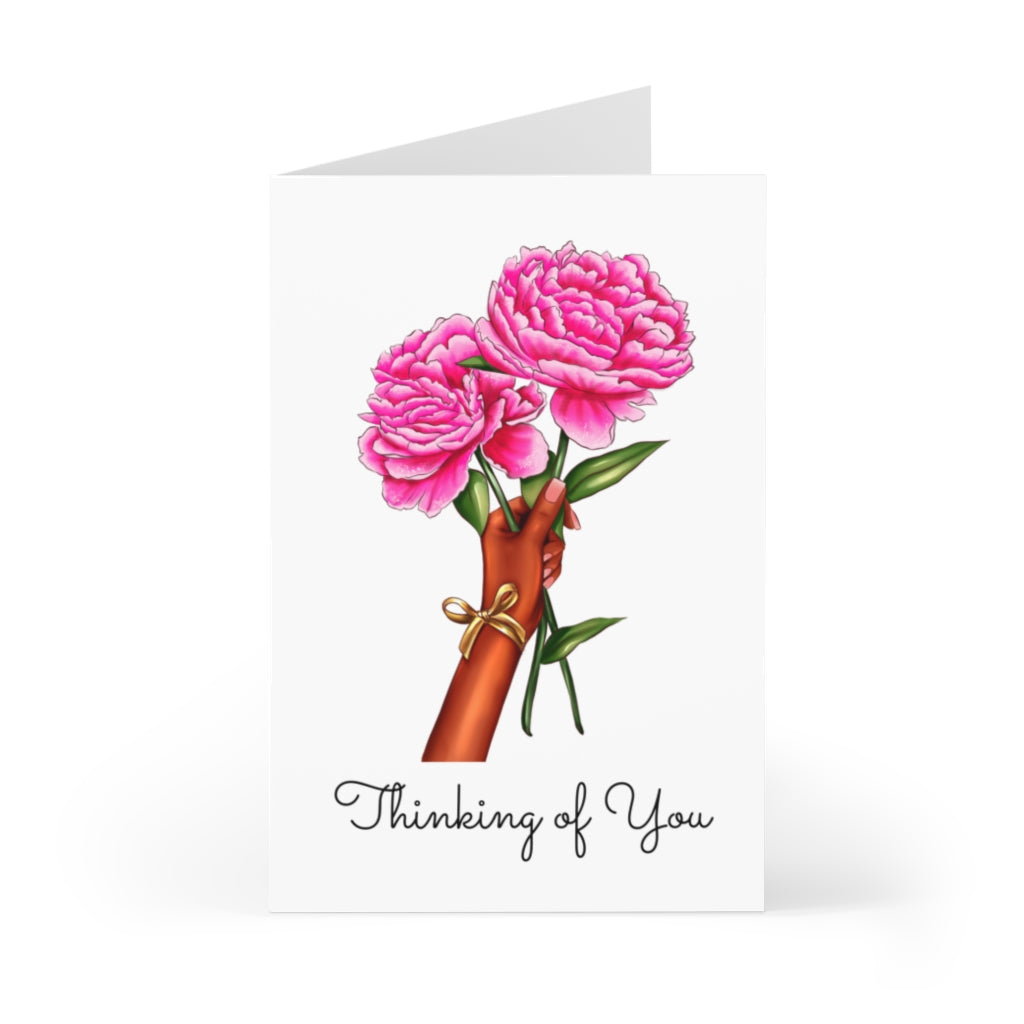 Thinking of You Greeting Cards - Pink