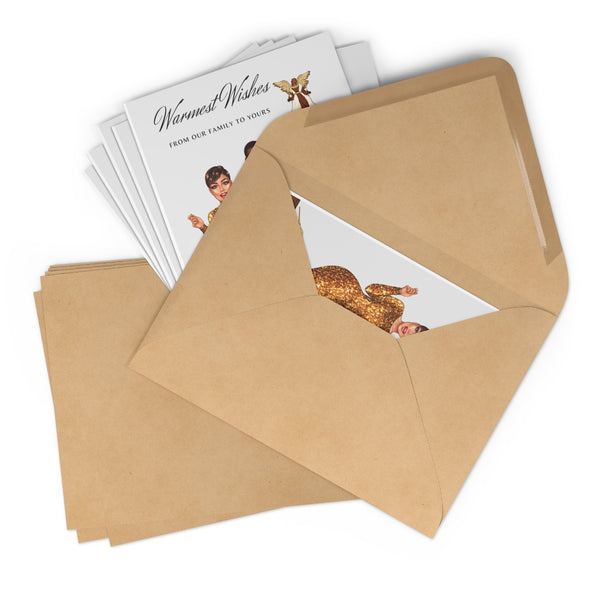 Holiday Greeting Cards: From Our Family to Yours - Gold
