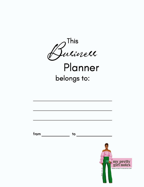 Good Things Take Time: Three Month Business Planner - Pink