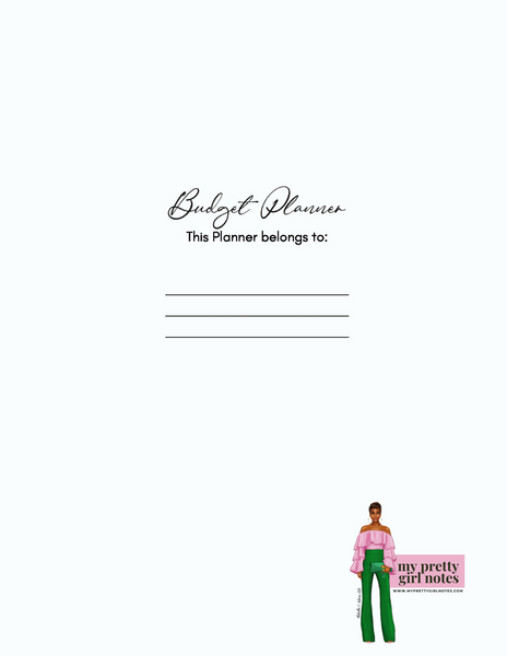 Build Your Empire: Undated Monthly Budget Planner - Tropical