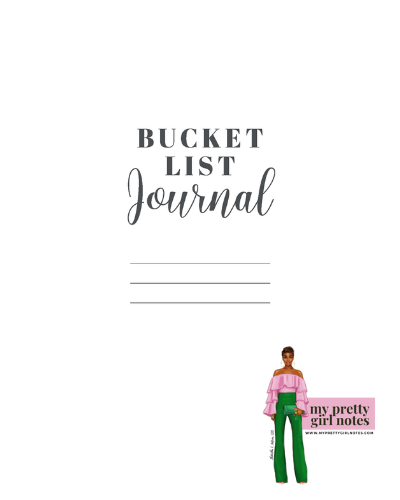 Don't Be Afraid to Dream Big: Bucket List Journal