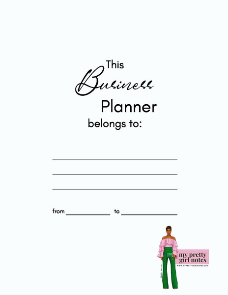 Good Things Take Time: Three Month Business Planner - Tangerine
