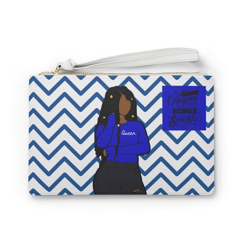Sparkle & Shine Queen Clutch - Blue
