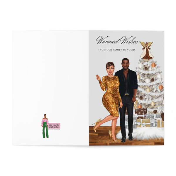 Holiday Greeting Cards: From Our Family to Yours - Gold