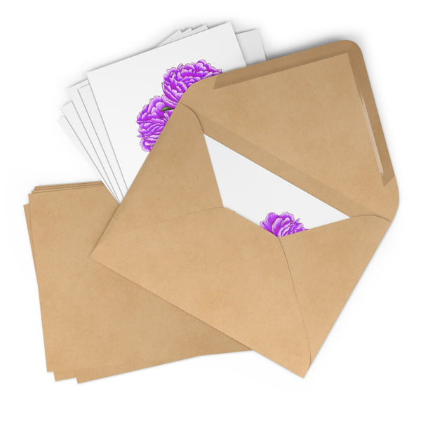 Thinking of You Greeting Cards - Purple