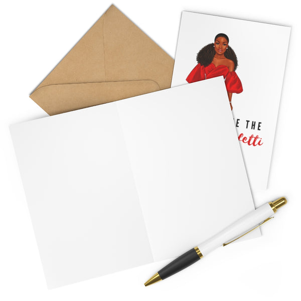 Red Confetti Birthday Cards