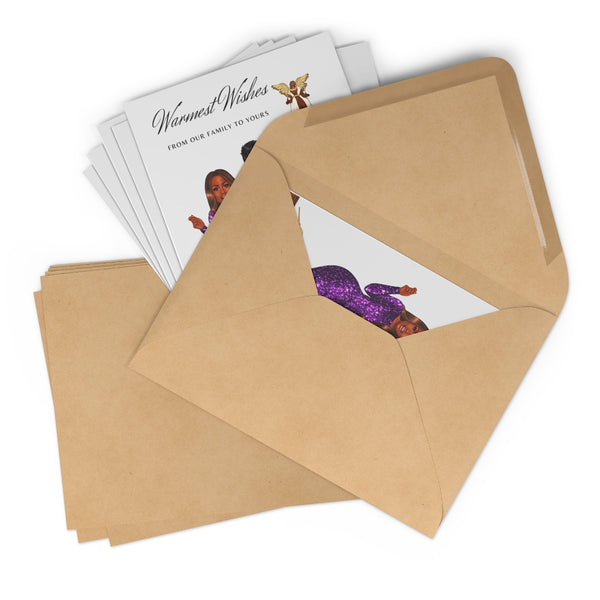 Holiday Greeting Cards: From Our Family to Yours - Purple
