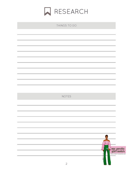 Live, Love & Travel Planner - Black