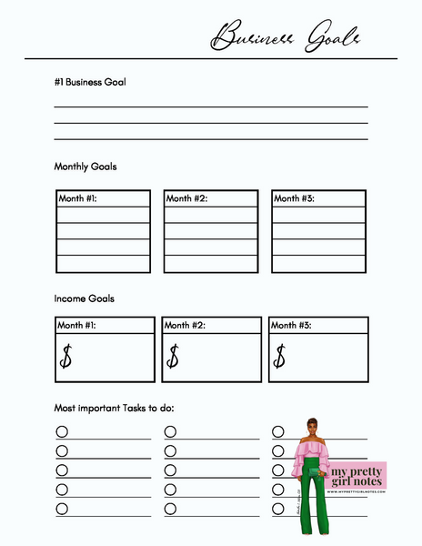Good Things Take Time: Three Month Business Planner - Tangerine