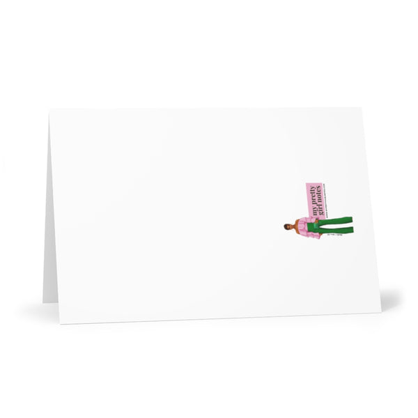 Holiday Greeting Cards: Love, Peace & Joy Holiday - Pink