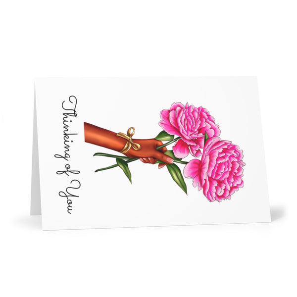 Thinking of You Greeting Cards - Pink