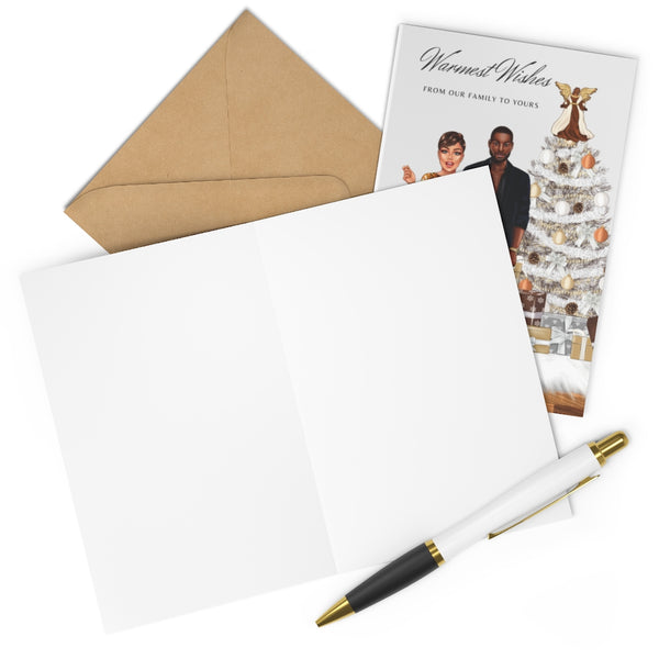 Holiday Greeting Cards: From Our Family to Yours - Gold