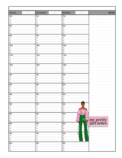 Faith + God = Change: Undated Appointment Book for MUAs (Custom Request)