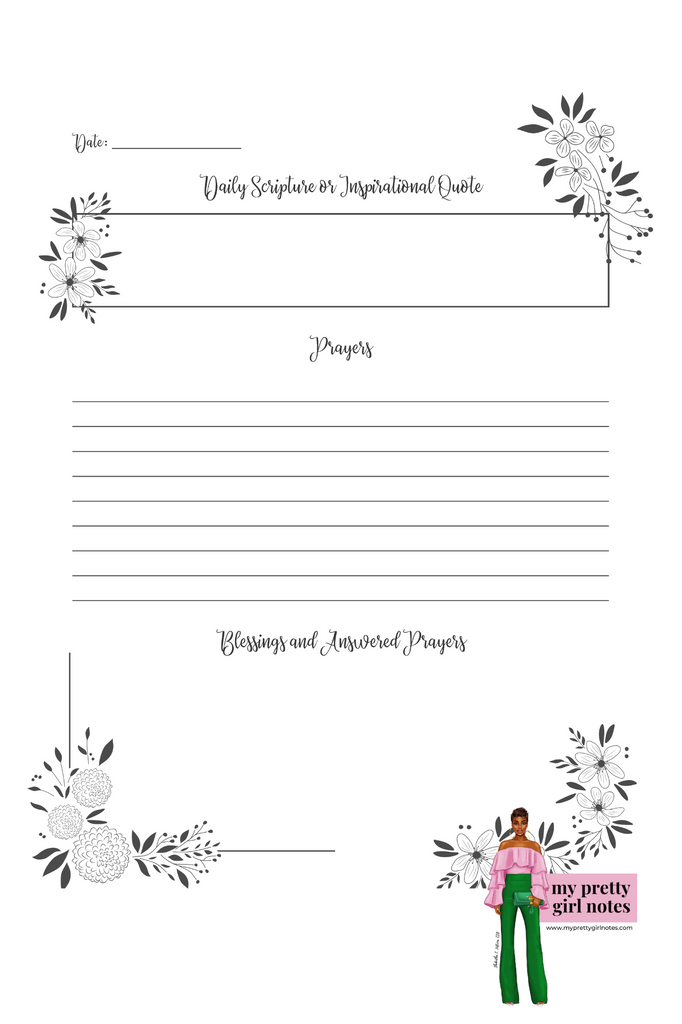 Beautiful Printable Daily Prayer Journals for Busy Women - Savoring Each  Moment
