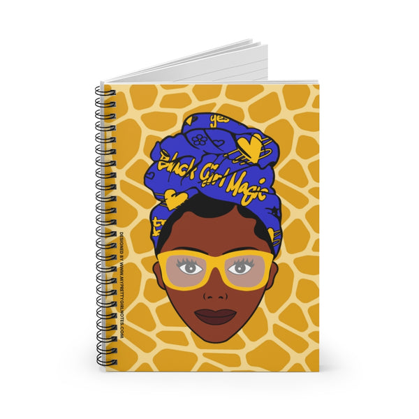 Black Girls Are Magic Notebook - Gold
