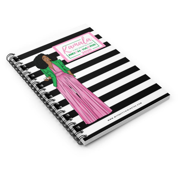 Kamala is My Sorority Sister Notebook - Black & White