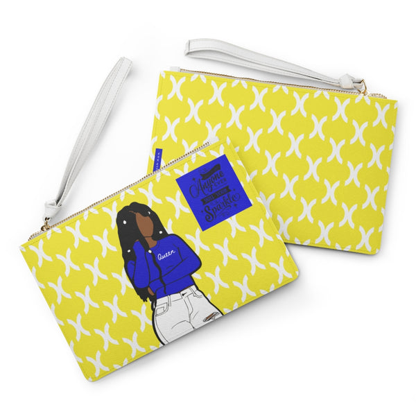 Sparkle & Shine Queen Clutch - Gold