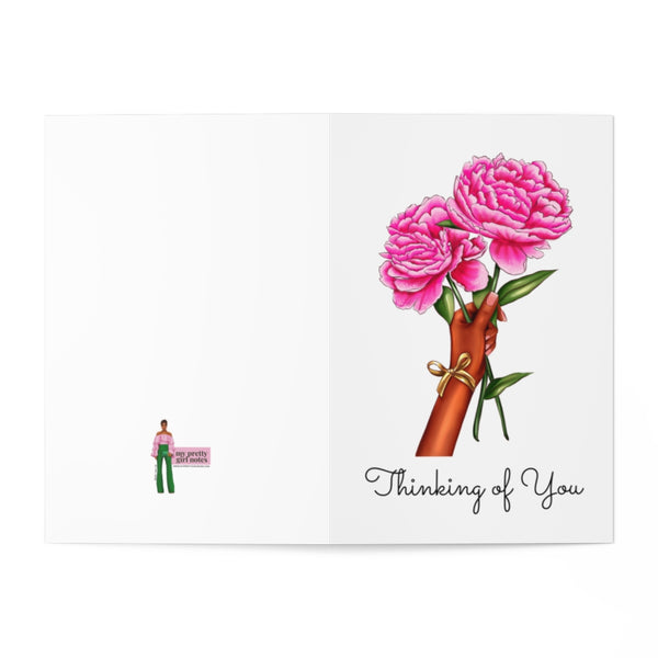 Thinking of You Greeting Cards - Pink