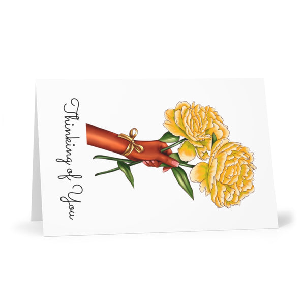 Thinking of You Greeting Cards - Yellow