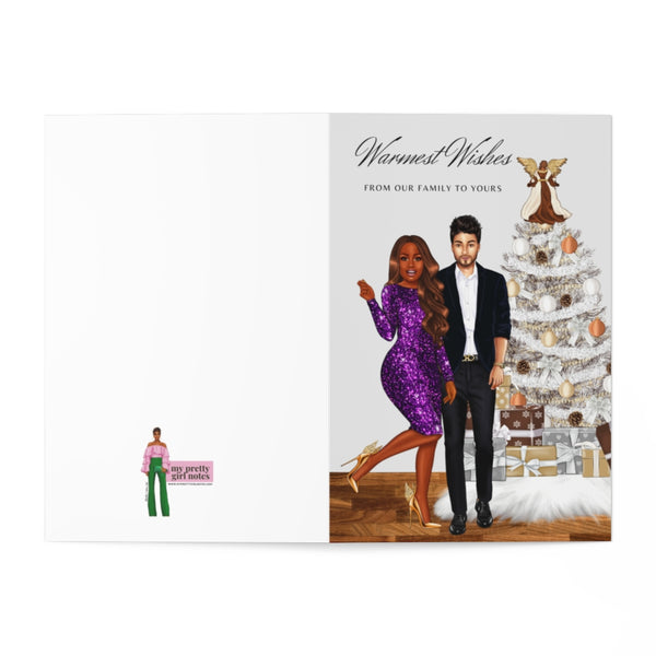 Holiday Greeting Cards: From Our Family to Yours - Purple