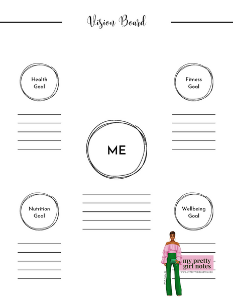 Health & Fitness 12-Week Planner: Shades of Pink