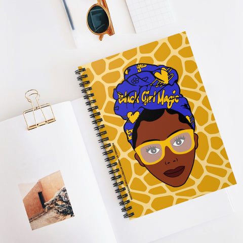 Black Girls Are Magic Notebook - Gold