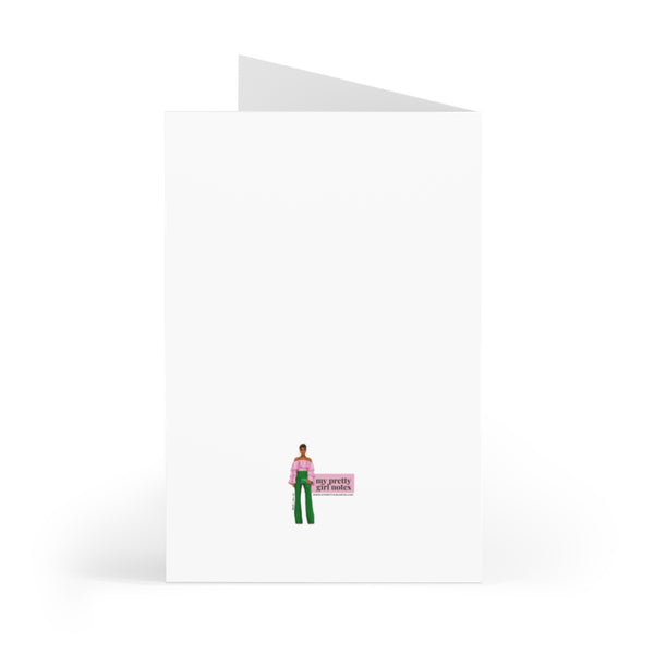 Pink Confetti Birthday Cards