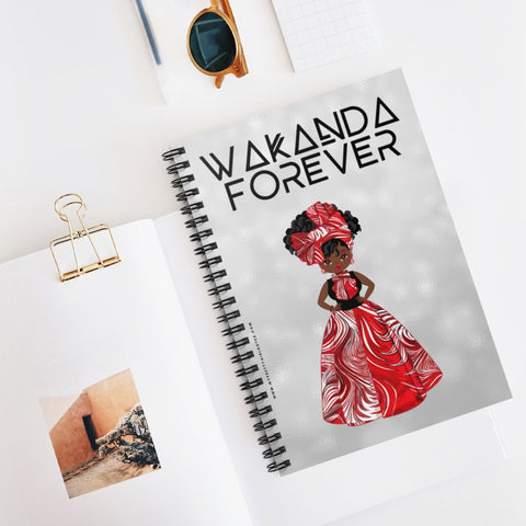 WAKANDA Forever Notebook - Crimson