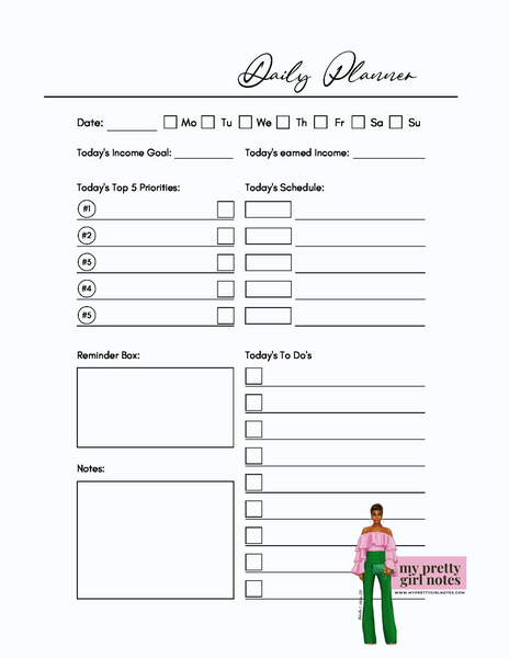 Good Things Take Time: Three Month Business Planner - Pink