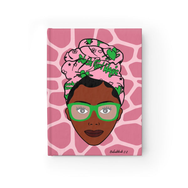 Black Girls Are Magic Journal - Pink & Green