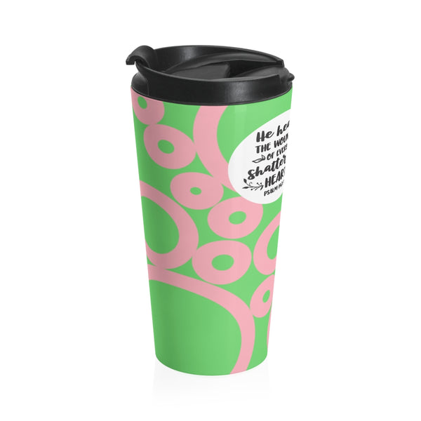 He Heals All Wounds Travel Mug