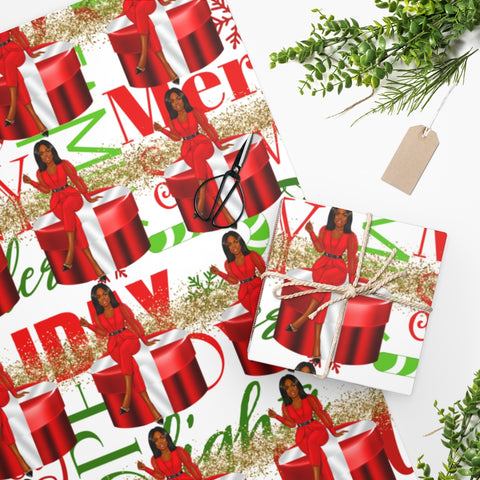 Holiday Wrapping Paper: Sitting Pretty in Red