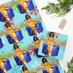 Holiday Wrapping Paper: Sitting Pretty in Gold