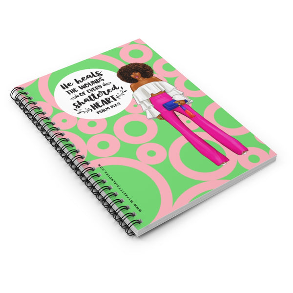 He Heals All Wounds Notebook