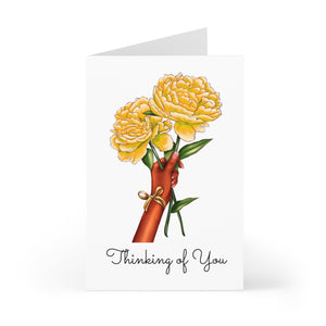 Thinking of You Greeting Cards - Yellow