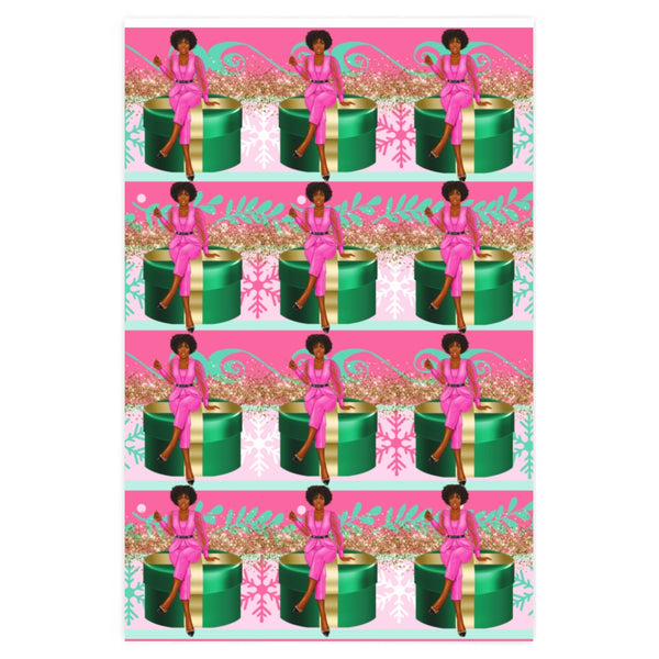 Holiday Wrapping Paper: Sitting Pretty in Pink