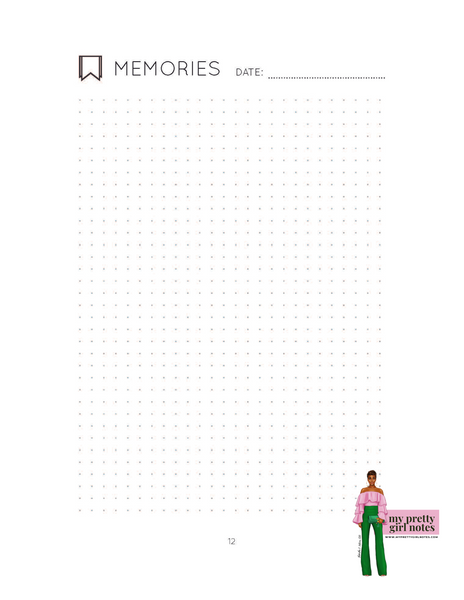 Live, Love & Travel Planner - Black