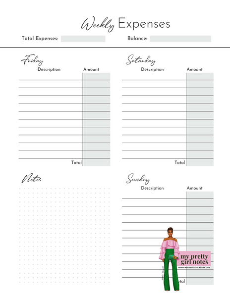 Build Your Empire: Undated Monthly Budget Planner - Cheeta