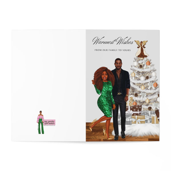 Holiday Greeting Cards: From Our Family to Yours - Green