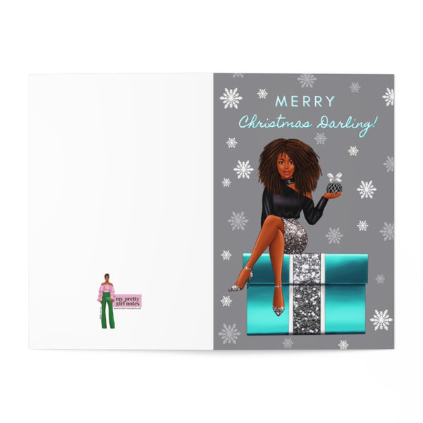 Holiday Greeting Cards: Merry Christmas Darling - Black
