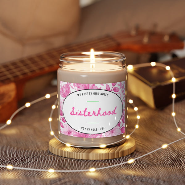 Sisterhood - Soy Candle, 9oz (Pink)