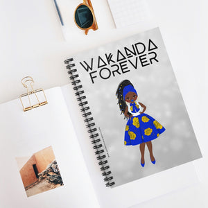 WAKANDA Forever Notebook - Blue & Gold (Dark)