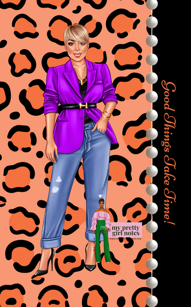 Good Things Take Time: Three Month Business Planner - Tangerine