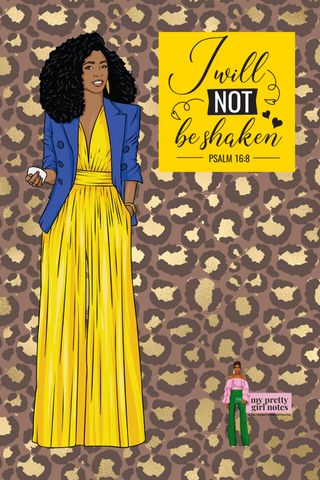 Not Shaken: Gold Cheetah Journal