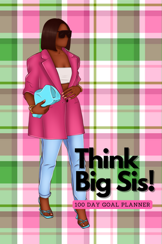 Think Big Sis! 100-Day Goal Planner (Pink)