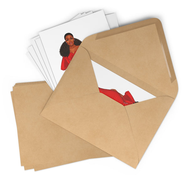 Red Confetti Birthday Cards
