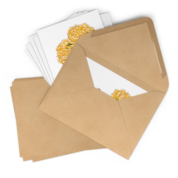 Thinking of You Greeting Cards - Yellow